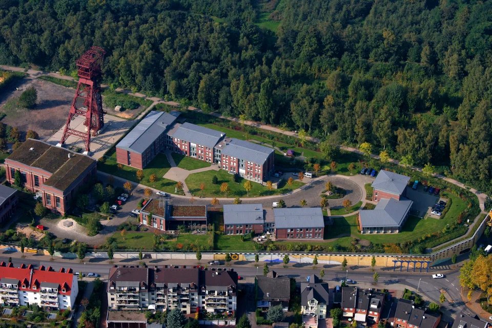 Luftaufnahme des Geländes: Betreuungszentrum Zollverein / Pflegeeinrichtung in Essen