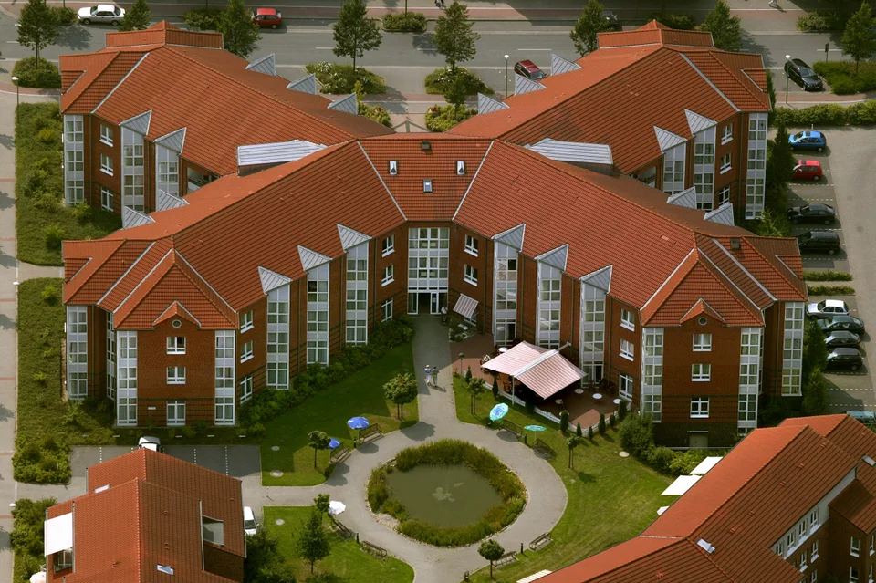 Luftaufnahme des Geländes: Wohn- u. Pflegezentrum Gertrudenau in Herten