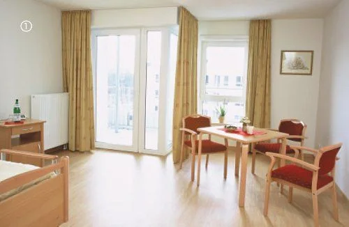 Historische Ansicht eines Pflegezimmers im Haus Vitalis Lokstedt in Hamburg