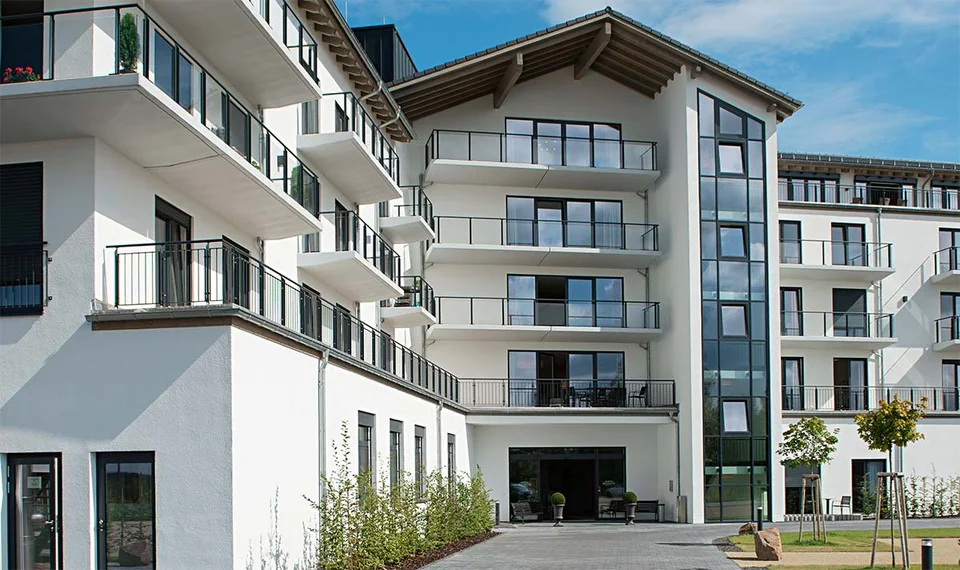 Außenansicht der Residenz Losheim am See