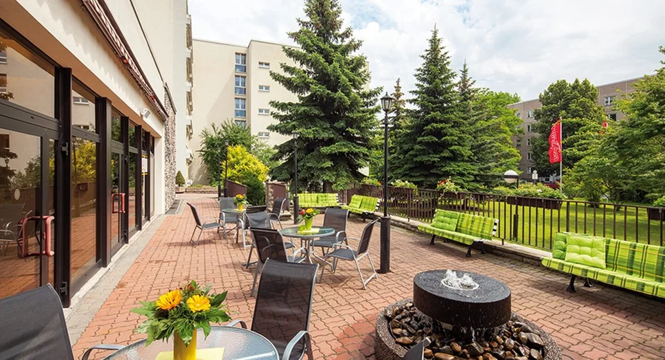 Sommerterrasse der Pro Seniore Residenz Sömmerda