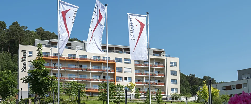 Außenansicht des SenVital Senioren- und Pflegezentrums Dahn Dreiburgenblick