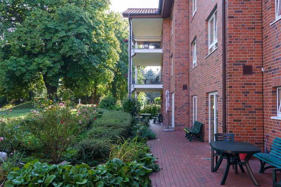 Gartenweg am Stralsunder Schwesternheimathaus