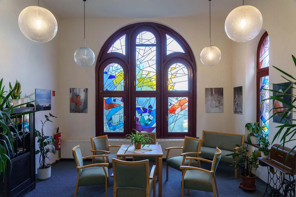 Gemeinsame Sitzecke im Stralsunder Schwesternheimathaus
