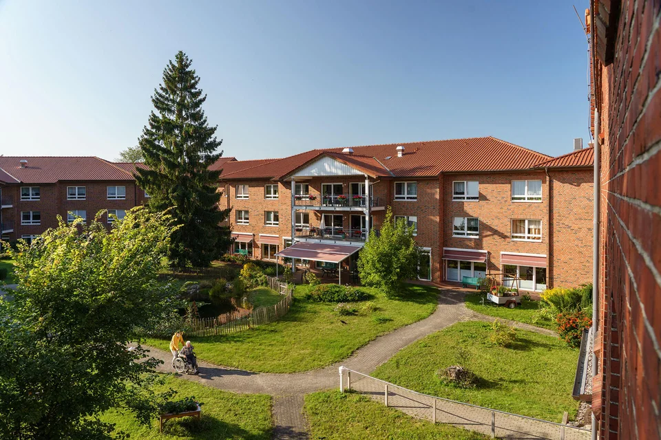 Garten und Hof des Stralsunder Schwesternheimathauses