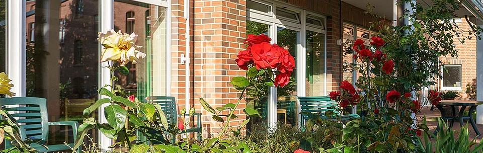 Terrasse am Stralsunder Schwesternheimathaus