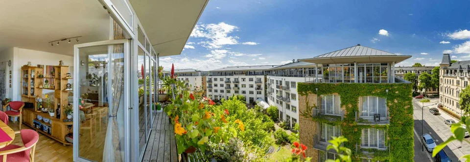 Außenansicht – AlexA Seniorenresidenz Dresden-Pieschen, Dresden