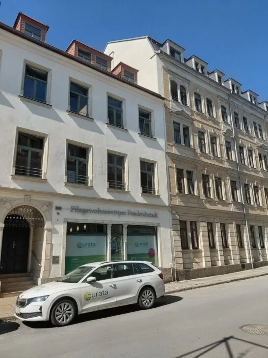 Außenansicht – CURATA Pflegewohnzentrum Friedrichstadt, Dresden