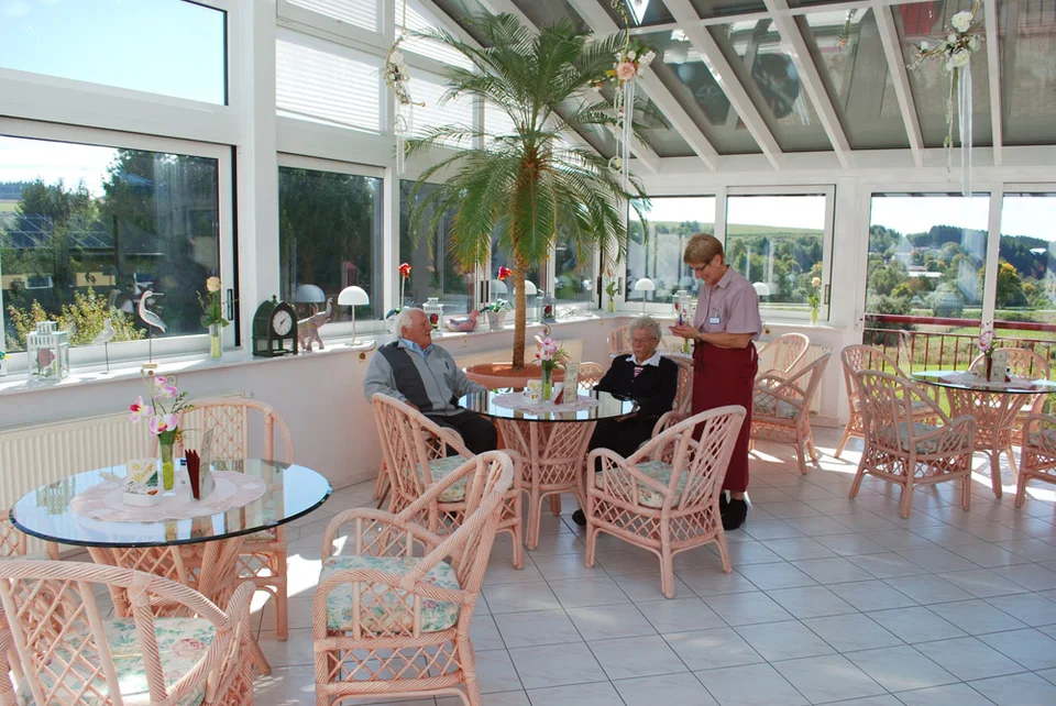 Wintergarten der Senioren-Residenz Haus Veronika in Reinsfeld