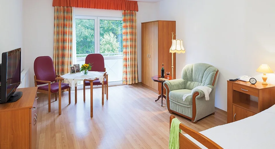 Zimmeransicht der Pro Seniore Residenz Rosental in Geratal