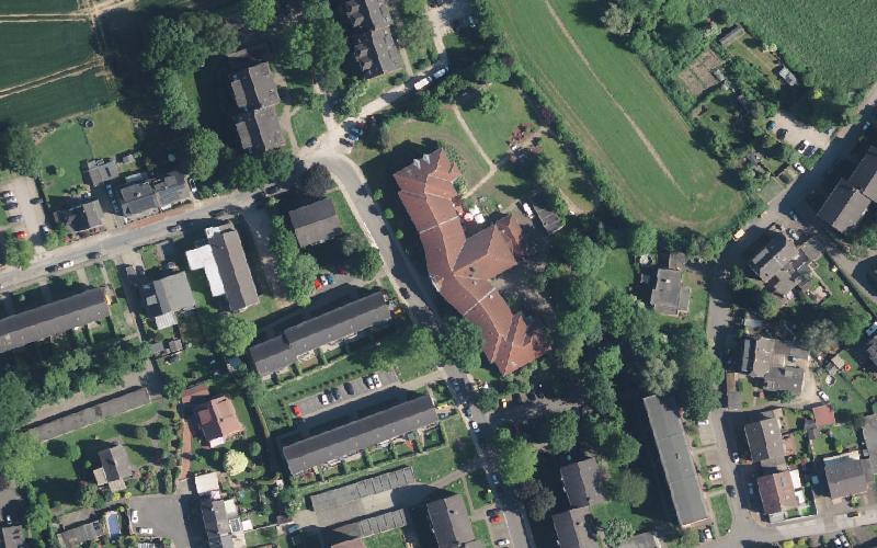 Luftbild der Umgebung von Wichernheim Walsum