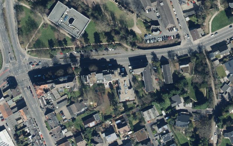 Luftbild der Umgebung von Wohnanlage Am Holzbendenpark