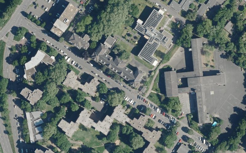 Luftbild der Umgebung von Städt. Seniorenzentrum Köln Mülheim Haus 3