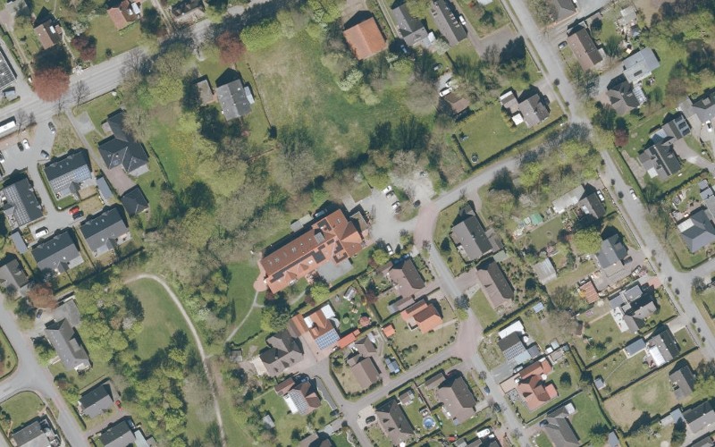 Luftbild der Umgebung von Seniorenheim Haus Schimmelreiter