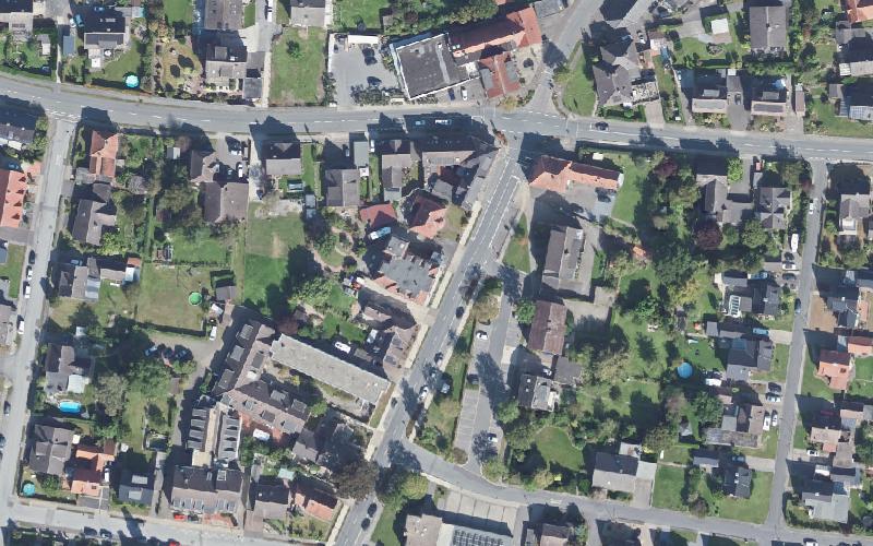 Luftbild der Umgebung von Wohnstätte für Pflegebedürftige & Senioren "Haus Stritzl"