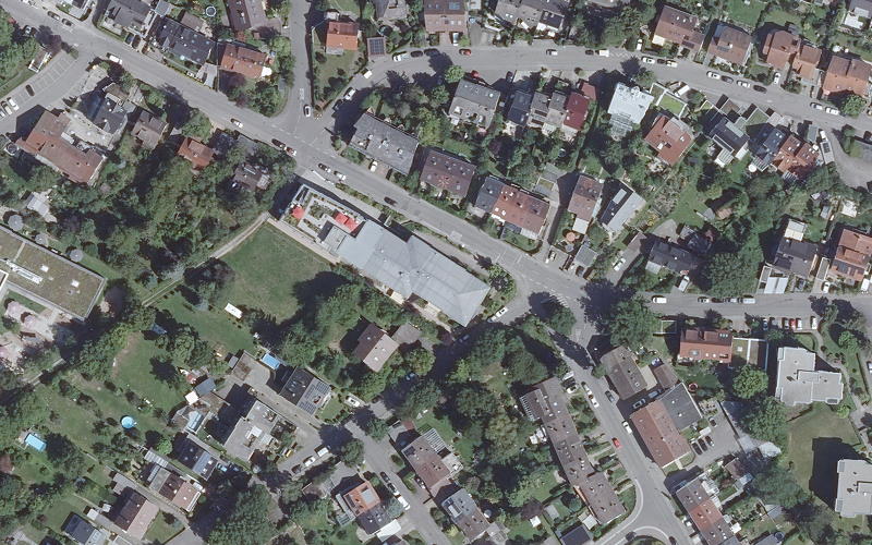 Luftbild der Umgebung von Haus Agape Stetten