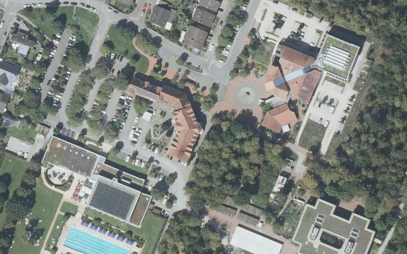 Luftbild der Umgebung von Pro Seniore Residenz Am Wald