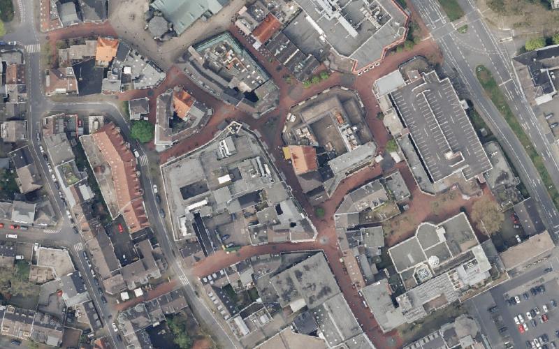 Luftbild der Umgebung von Wohn- und Pflegezentrum Linden- Karree