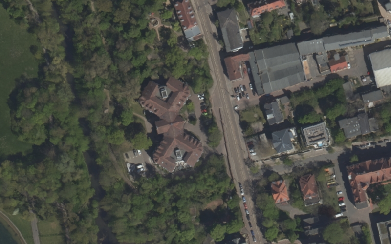 Luftbild der Umgebung von Johannes-Jänicke-Haus