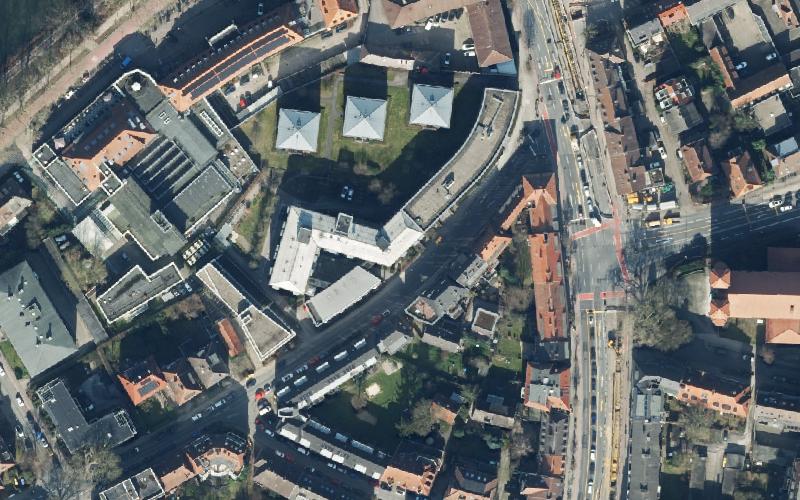 Luftbild der Umgebung von Altenzentrum St. Lamberti