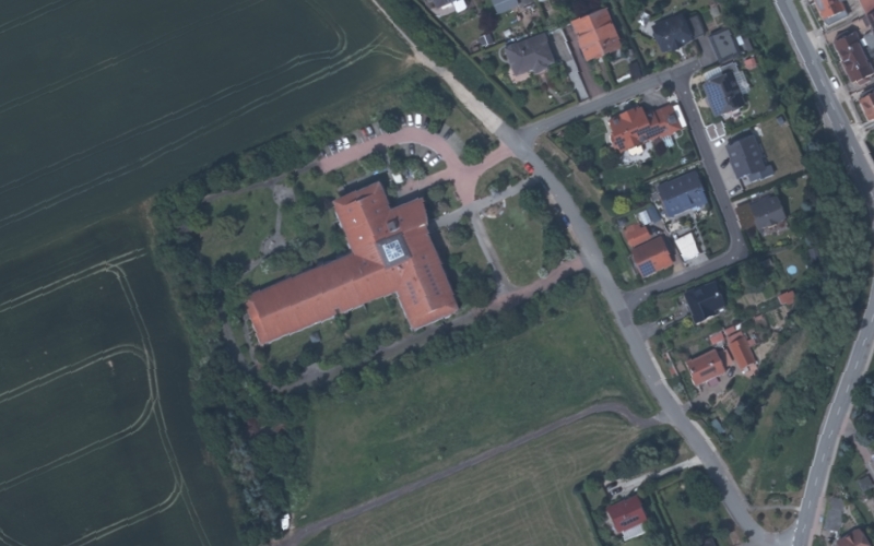 Luftbild der Umgebung von Pro Seniore Residenz Bibertal