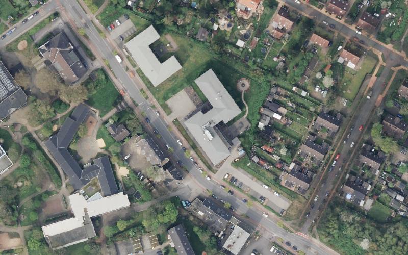 Luftbild der Umgebung von Wohn- und Pflegezentrum Am Backumer Tal