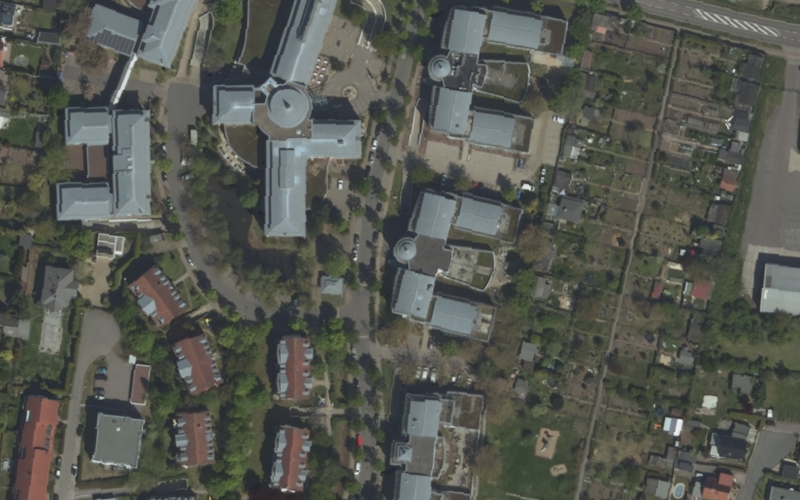 Luftbild der Umgebung von Pro Seniore Residenz Hansa Park
