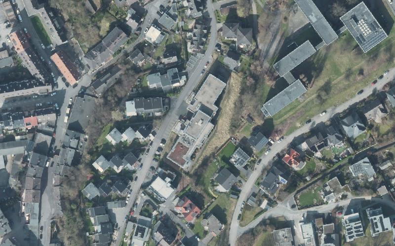 Luftbild der Umgebung von Wohlbehagen Stadtblick