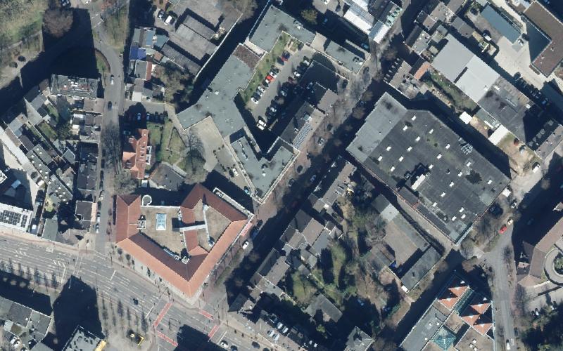 Luftbild der Umgebung von Wohnanlage  An der Stadthalle