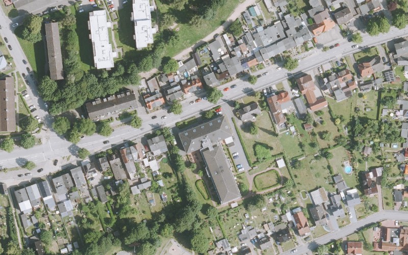 Luftbild der Umgebung von Seniorenhaus Hinrichs Moislinger Aue