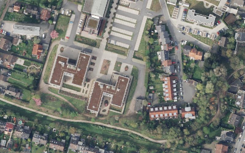 Luftbild der Umgebung von Widumer Höfe - Haus Nr. 2 - Vollstationäre Wohngruppen