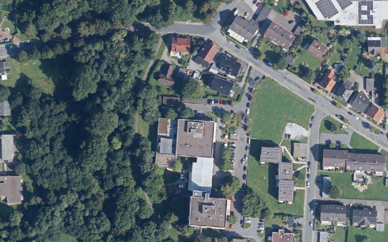 Luftbild der Umgebung von Wohnstift Salzburg