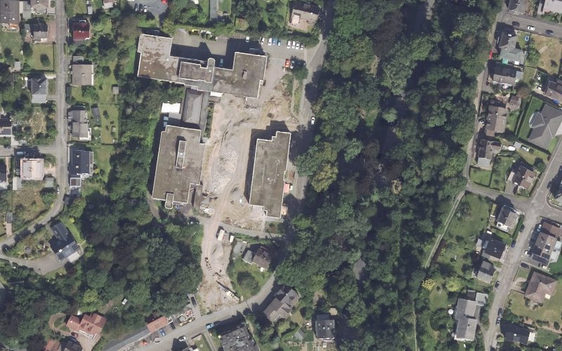 Luftbild der Umgebung von Marienhaus Seniorenzentrum St. Josef Betzdorf