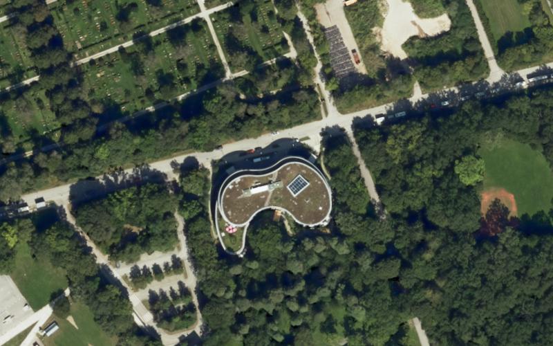Luftbild der Umgebung von AWO-Föhrenpark