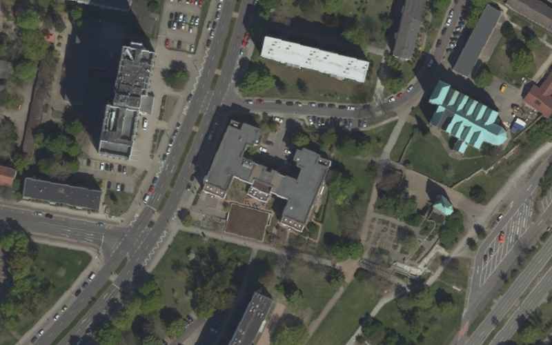 Luftbild der Umgebung von Vitanas Senioren Centrum Elbblick