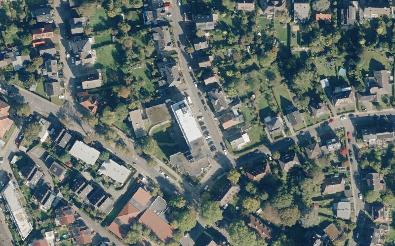 Luftbild der Umgebung von Wichernhaus
