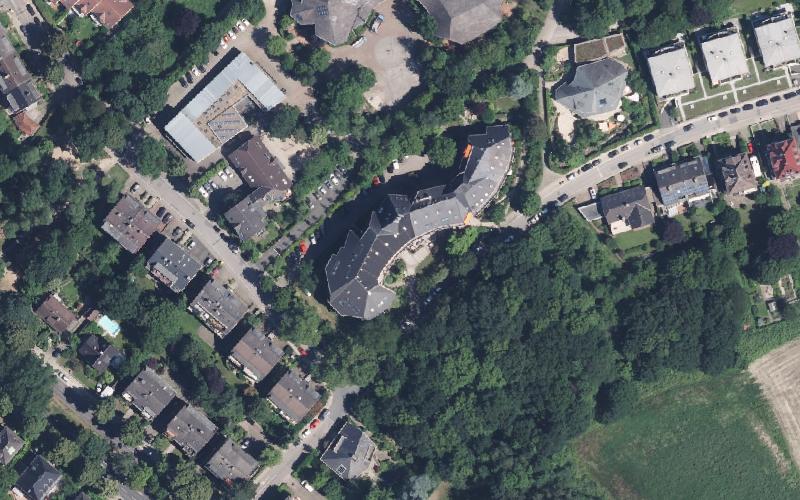 Luftbild der Umgebung von Bettina von Arnim-Haus e.V.
