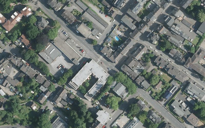 Luftbild der Umgebung von Zentrum für Betreuung und Pflege am Kirschbaumer Hof