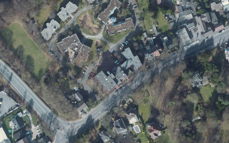 Luftbild der Umgebung von Wohn- und Begegnungszentrum Dorf am Hagebölling