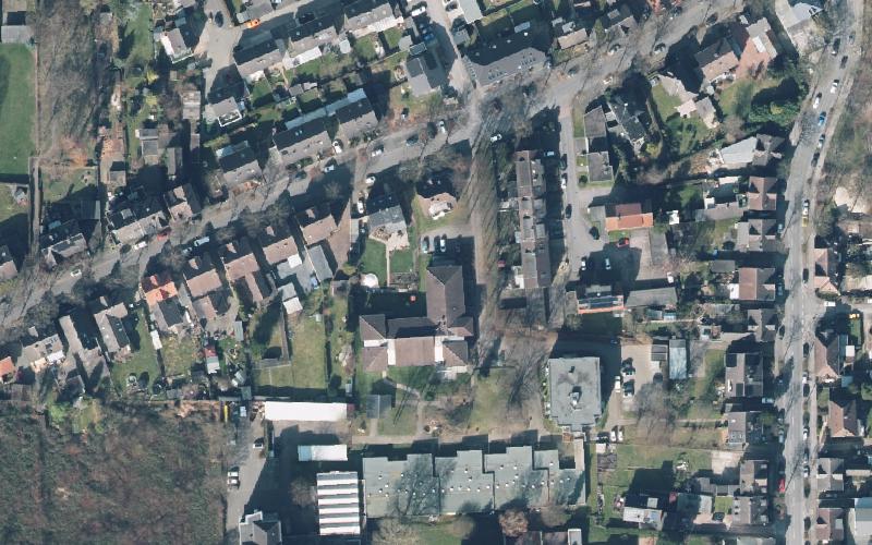 Luftbild der Umgebung von Wohn-und Pflegezentrum St. Josef Wohnbereich Phase F und Langzeitbeatmung