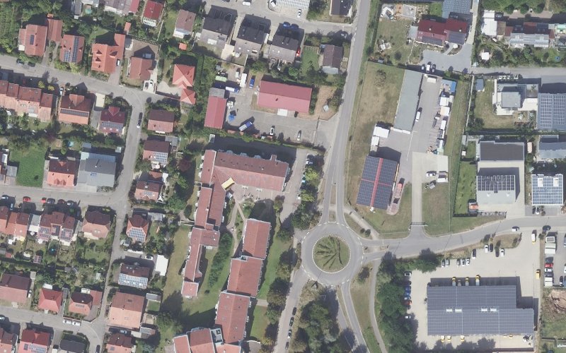 Luftbild der Umgebung von Pro Seniore Residenz Bad Bergzabern