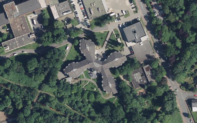 Luftbild der Umgebung von Wohnstift Walter Cordes am Röttgersbach gGmbH