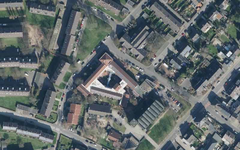 Luftbild der Umgebung von Theresienheim