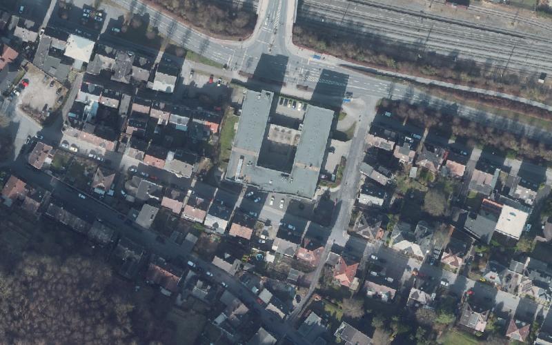 Luftbild der Umgebung von Wohlbehagen am Schlossberg
